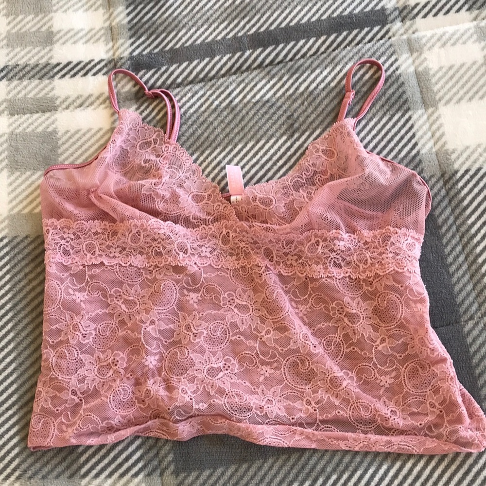 Victoria’s Secret pink lace top